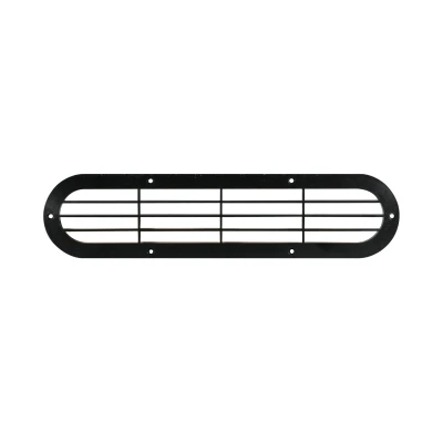 Oblong Airflow Vent Black
