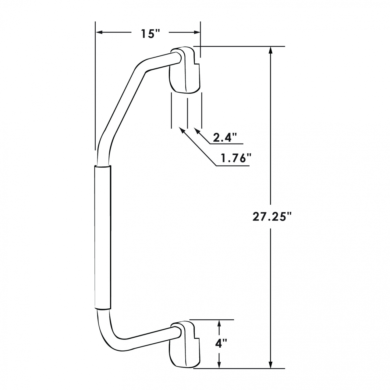 Stow & Go™ Folding Assist Handle